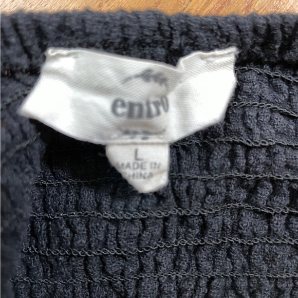 Entro Tank Top sleeveless geometric boho print cotton orange blue black large - Picture 6 of 7